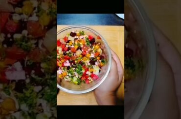 Healthy Sprouted Vegetable Salad - Healthy Salad Recipe #healthy #shorts