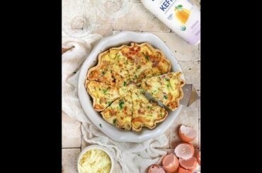 The BEST Quiche Lorraine & Olive Oil Pie Crust  I  Easy, Healthy Recipes