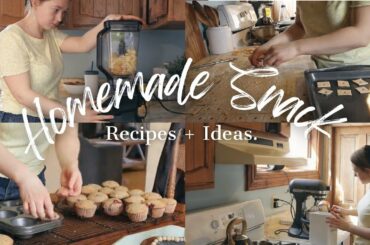 Homemade Snack Recipes and Ideas || for the person on the go.