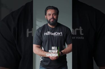 Healthy Bell Pepper Sandwich #herbalcart #thegoodfood #sandwich #bellpepper #shorts