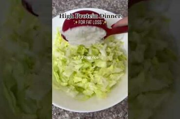 High protein dinner recipes | Fat Loss Recipes | #shorts #shortvideo #recipe #weightloss #healthy