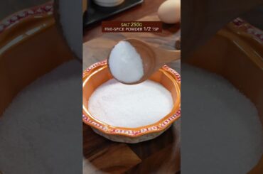 EASY & QUICK SALT-BAKED EGGS RECIPE #eggrecipe #chinesefood #airfryer #cooking #healthyrecipes