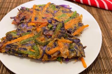 Healthy Breakfast Recipe || Mixed Vegetables Pancake for Weight Loss