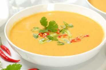 Curried Cauliflower Soup | Easy + Healthy Soup Recipe