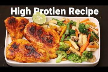 Pan Roasted Chicken for Weight Loss | Weight Loss Recipe | Diet recipe| Salad Recipe|Kabitaskitchen