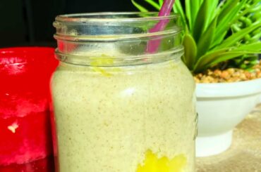Healthy Weight loss Pineapple Chia Smoothie Recipe for Healthy Breakfast