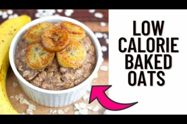 50 CALORIE INSTANT BAKED OATS- Low calorie oatmeal recipe