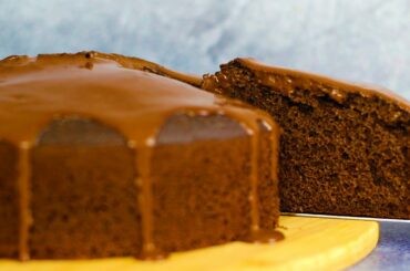 HEALTHY Chocolate Semolina Cake! Low calorie sugar free recipe!