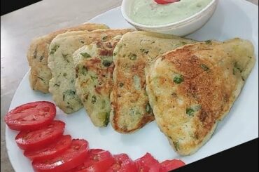 No Bread Sandwich::Healthy Veg Breakfast::oil free recipe