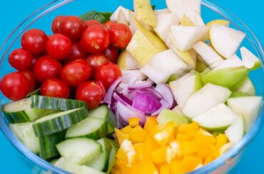 Amazingly Easy Delicious Fresh Salad | Low Calorie Recipe | Keto Diet