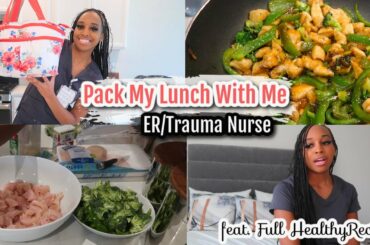 Healthy Lunch Options for a 12 hour Shift + Chicken Teriyaki Stir Fry Recipe | Peds ER/Trauma Nurse