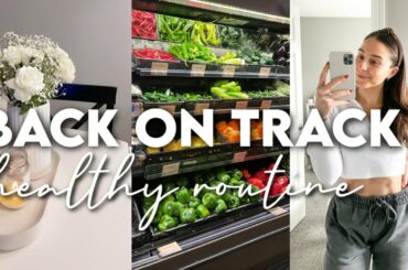 DAY IN MY LIFE | Grocery Haul, Lower Body Workout, Scoliosis Struggles, Healthy Recipes, Habits!