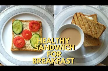EASY FANCY BREAKFAST SANDWICH RECIPE | HEALTHY SANDWICH | EASY AND QUICK
