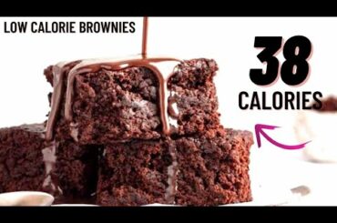 BEST Low Calorie Brownies Ever-Healthy chocolate brownies for weightloss