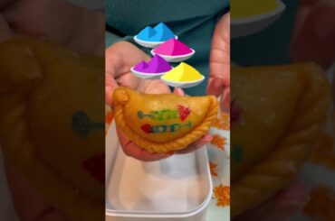 Kab hai holi ? Gujiya | rice lentils | Tiffin recipes #shorts #brightpad #letsplayholi
