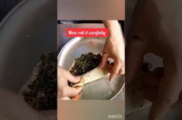 jowar roti veg roll /#shorts leftover jowar roti recipe/#healthysnacks