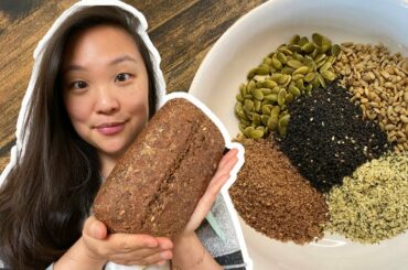 Superfood Sourdough Bread Recipe With 100% Sprouted Whole Grain Flour | 5 Min Prep | No Stand Mixer