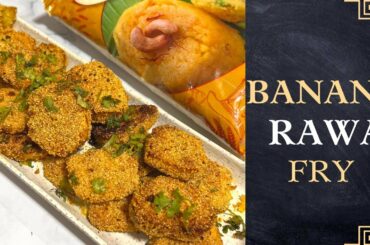 Raw Banana Rawa Fry |  No deep fry food |  Snack recipes | Healthy snack