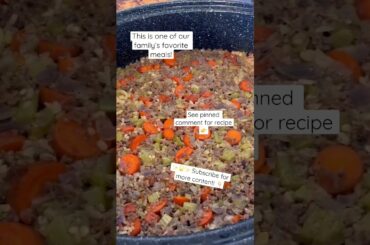 One pot meal EASY, HEALTHY ~ family favorite healthy dinner #traditionalcooking #cookfromscratch