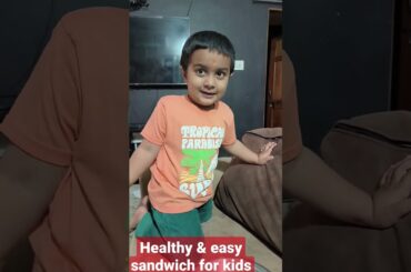 HEALTHY & EASY SANDWICH FOR KIDS IN 2MIN