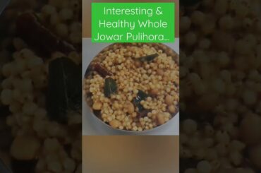 Check out the video link  and for more healthy recipes in description.. #jowarreceipes
