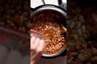 Miso Baked Beans (Instant Pot) #shorts #plantbased #healthyrecipes