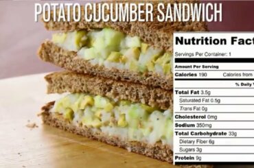 The Best Healthy Sandwich Recipes For Weight Loss - Potato Cucumber Cheese sandwich #shorts