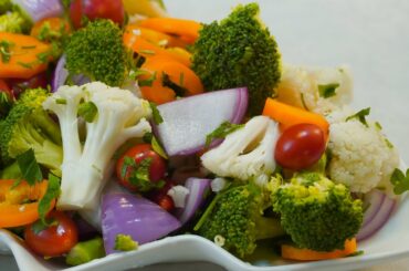 Chunky Vegetable Salad , How To Make Easy Healthy Salad