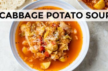 CABBAGE SOUP | better than the cabbage soup diet recipe