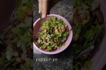 healthy rajma corn salad recipe / bon appetite