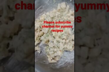 Easy Creamy Salad Recipe in Under 1 Minute | Refreshing and Delicious #shorts #viralshots