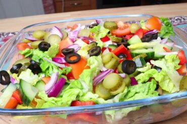 Healthy FRESH Vegetable Salad | Best Vegetables I Use in Salad Recipes | Easy Weight Loss Meal