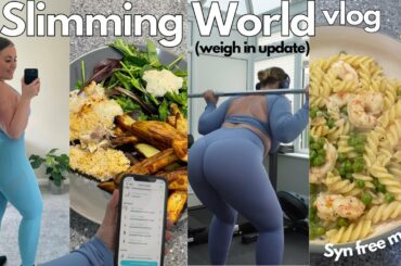 What I eat on SLIMMING WORLD | Workout, healthy meals, weight update & Halara activewear haul