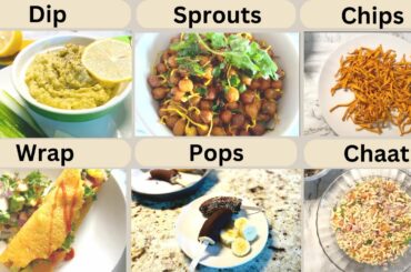 6 Simple Healthy Snacks Ideas for Beginners || Weight Loss Vegetarian Snacks Recipes