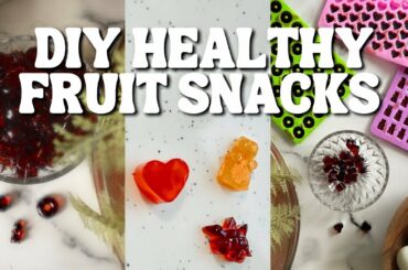 DIY Healthy Fruit Snacks! 3 Simple Recipes & Kid Approved!