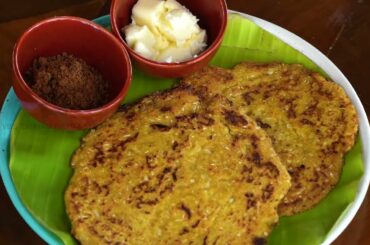 Venkatesh Bhat makes Thinai Arsi Cabbage Adai and Ice tea | healthy millets recipe | cold drink