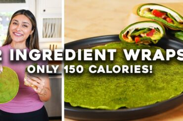 2 Ingredient Egg Wraps | High Protein | Low Calorie | Low Carb For Weight Loss