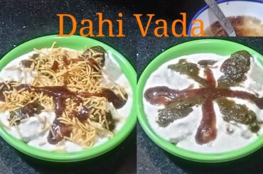 Holi Special Dahi Vada Recipe || Tea Time Snack Recipe - Healthy simple cooking