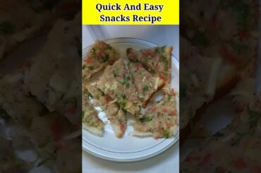 Quick and easy Bread Snacks recipe | Must try !!!