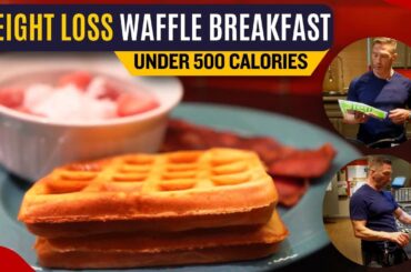 Low-Calorie Waffle Breakfast Recipe | High Protein Waffle Under 500 Calories For Weight Loss