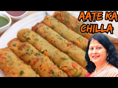 Aate Ka Chilla | 10 Minutes Healthy Breakfast Recipe | Quick & Easy Tiffin Recipe #aatekachilla Aate Ka Chilla | 10 Minutes Healthy Breakfast Recipe | Quick & Easy Tiffin Recipe #aatekachilla