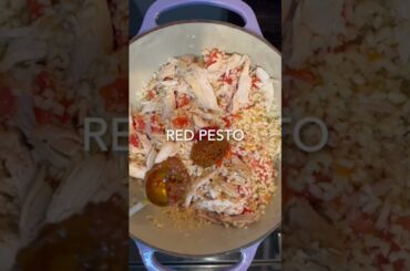 Healthy Recipes For Dinner (PESTO CHICKEN CAULIFLOWER RICE LOW CARB RECIPE)