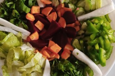 vegetable salad/veg salad  Easy and Healthy weight loss recipe in telugu How to make vegetable salad