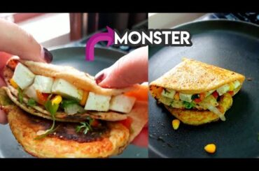 #shorts roti sandwich jo ki monster ki tarah dikh rahi hai healthy recipe
