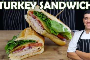Fast and Easy Turkey Sandwich for Lunch | Recipe by Lounging with Lenny