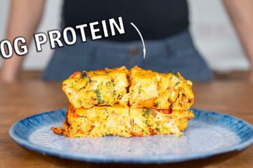 The BEST High Protein Egg Breakfast I've ever made (Frittata)