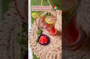 Try these two Healthy Recipes on Festivals- Holi, Diwali,or daily to avoid weight gain #shotsviral