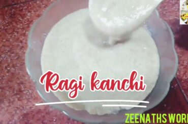 healthy milk Ragi- healthy breakfast recipes for weight loss indian -Simple Easy ragi kanji in tamil