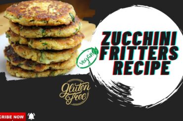 ZUCCHINI FRITTERS RECIPE | healthy breakfast recipe | vegan and gluten free | hello green
