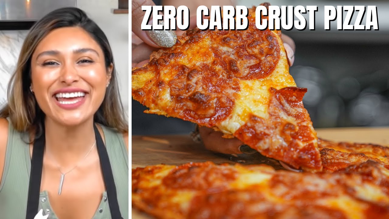 ZERO CARB CRUST PIZZA WITH ONLY 3 INGREDIENTS ! Easy Chicken Crust Recipe in 10 Minutes! ZERO CARB CRUST PIZZA WITH ONLY 3 INGREDIENTS ! Easy Chicken Crust Recipe in 10 Minutes!